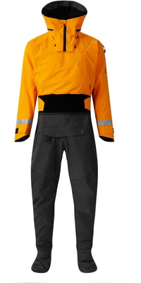 Typhoon Fato De Mergulho 2026 Mens Sea Kayak Hinge Entry Drysuit 100200-0016 - Tangerina / Grey