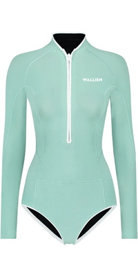 2026 Wallien Womens Yulex Horizonia 1.5mm Springsuit Wetsuit 101006010 - Aquamarine