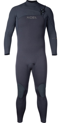 Xcel Comp 5/4mm F Chest Zip Ato De Mergulho 2026 Homem + MN54CPC4BK - Black
