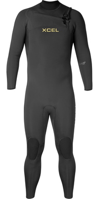 Xcel Comp F 5/4mm Chest Zip Ato De Mergulho 2026 Para Homem MN54ZXC4BK - Black
