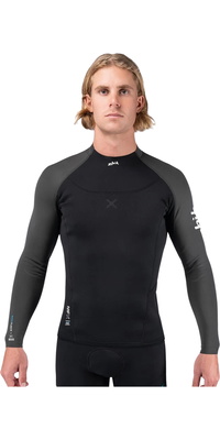 2026 Zhik Masculino Microfleece X Neoprene Wetsuit Top DTP-0580-BLK - Black