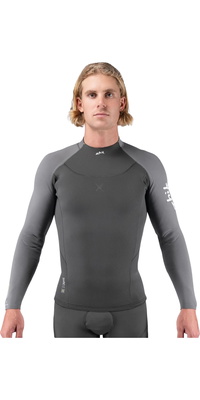 2026 Zhik Masculino Superwarm X Neoprene Wetsuit Top DTP-1180-GRY - Grey