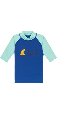 2025 Billabong Colete De Lycra De Manga Curta Junior Waves EBTWR03004 - Blue Rinse