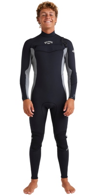 Fato De Mergulho Billabong Absolute Natural Masculino Com Zíper Chest Zip 3/2mm 2026 24AW191506 - Alloy