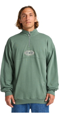 2025 Billabong Mens Core Lord Half Zip Sweater EBYFT00150 - Hunter