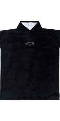 2025 Billabong Toalha De Muda Com Capuz Poncho EBYAA00120 - Black