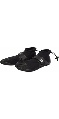 2026 Billabong Pro Reef 2mm Split Toe Reef Botas ABYWW00121 - Black