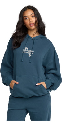 2025 Billabong Moletom Com Capuz Best Wishes Para Mulher 24B413504 - Navy