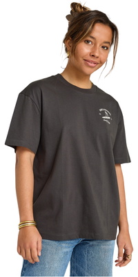 Camiseta De Manga Curta Feminina «Catch Feelings» Da Billabong , 2025, EBJZT00471 - Off Black