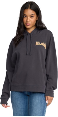 2025 Billabong Womens Keep It Up Hoodie 24B413505 - Black Sands