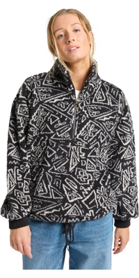 2025 Camisola Com Capuz Feminina «Time Off» Da Billabong , EBJPF00112 - Black Pebble