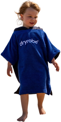 2026 Roupão Com Capuz De Algodão Orgânico Para Crianças Da Dryrobe , Modelo V3DRJOCTR - Navy Blue