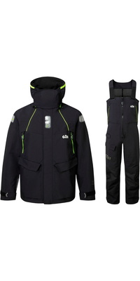 2026 Gill Fato De Vela Masculino OS2 Casaco E Calças Offshore GMOOJATCSB - Black