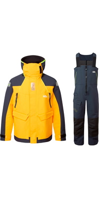 2026 Gill Mens OS2 Casaco E Calças De Vela Offshore GMOOJATCSGN - Goldfusion / Navy