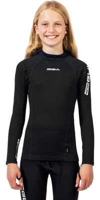 2026 Gul Colete De Lycra De Manga Comprida Com Proteção UV Para Crianças RG0344-BKBK - Black