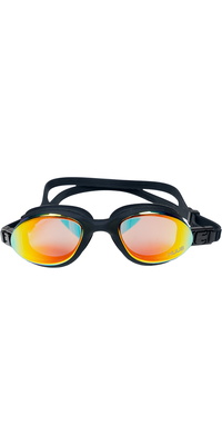 2026 HUUB Edge Swim Goggles 5056605173200 - Black / Espelho Laranja