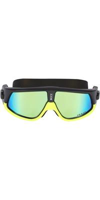 2026 HUUB Ryft Mask A2-RYFTBY - Met Black / Fluo Yel - Polarizado Dk Smoke Gold Mir