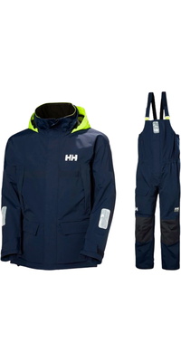 2026 Helly Hansen Casaco 4.0 Para Homem Pier E Fato De Vela Com Suspensórios 4.0 Pier HHMPJAPBBN - Navy