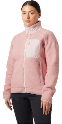 2025 Helly Hansen Casaco Imperial Pile Fleece Block Jacket 49468 - Pink Salt