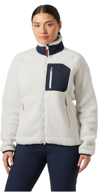 2025 Helly Hansen Casaco Imperial Pile Fleece Block Jacket 49468 - Snow