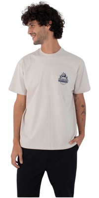 2025 Hurley T-Shirt Global Fire Para Homem HFA25MMTS04628 - Bone