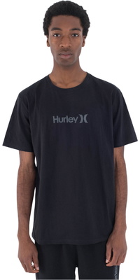 2025 Hurley T-shirt One & Only Orgânica Para Homem MTSAU25OAO - Black Gray