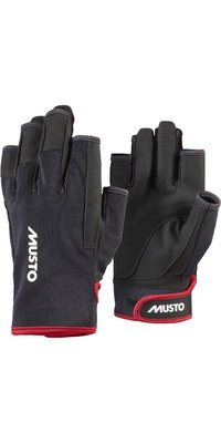 2026 Musto Essential Luvas De Dedo Curto Para Vela 2.0 86118 - Black