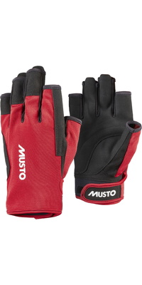 2025 Musto Essential Luvas De Dedo Curto Para Vela 2.0 86118 - True Red
