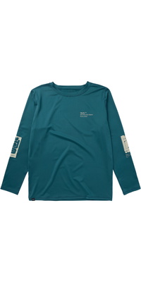 2026 Mystic Mens Boarding Long Sleeve Rash Vest 35001.250760 - Teal