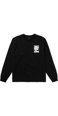 2025 Mystic Mens Heartsease Long Sleeve Tee 35105.260700 - Black