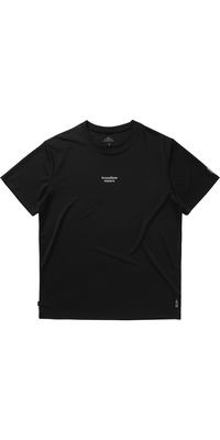 2026 Mystic Mens Tactic Short Sleeve Loose Fit Quick Dry Rash Vest 35001.250221 - Black