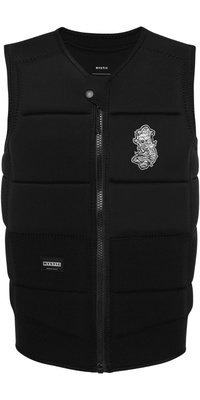 2026 Mystic Mens Poseidon TS Front Zip Wake Impact Vest 35005.250691 - Black