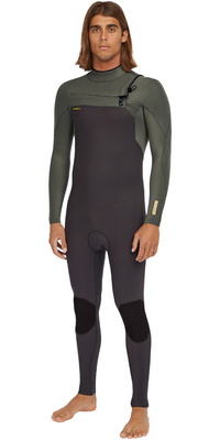 Fato De Mergulho Masculino O'Neill Hyperfreak 3/2+mm Com Chest Zip 5343 - Arabica / Quimera
