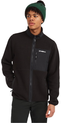 2025 ONeill Homens Must-Have High-Pile Zip Fleece 2350133 - Black Out