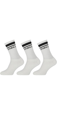 2025 ONeill Sport Meias Listrada 3-Pack 770023 - White