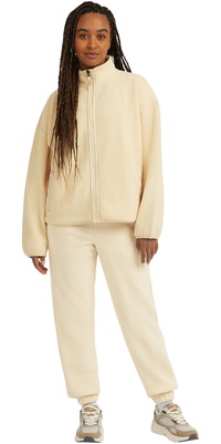 2025 ONeill Artigo Indispensável Para Mulher: Casaco De Pelo Comprido Com Fecho Completo Fleece 1350079 - Macaron