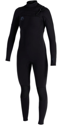 Roupa De Mergulho Feminina O'Neill O'Riginal RG8 5/4mm Com Chest Zip Modelo 5675 - Black