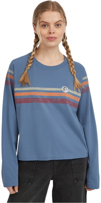Camiseta De Manga Comprida ORiginals Para Mulher Da ONeill , 2025, 1850229 - Mozart Blue