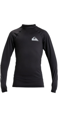 2026 Quiksilver Júnior Everyday Colete De Lycra UPF50 De Manga Comprida AQBWR03065 - Black