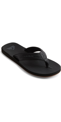 Sandálias Quiksilver Carver Nubuck Masculinas 2025 AQYL100623 - Solid Black