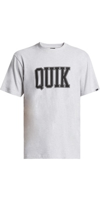 Camiseta De Manga Curta Griff Quik Para Homem Da Coleção 2025 Da Quiksilver , Código AQYZT09970 - Snow Heather