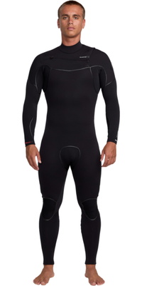 Fato Quiksilver Marathon Sessions Masculino 2025 Com Zíper Chest Zip 5/4/3mm 25AW213504 - Black