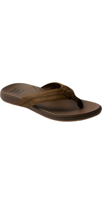 Chinelos De Couro Phantom Leather 2.0 Para Homem Da Reef , Modelo 2026, CJ6205 - Toffee