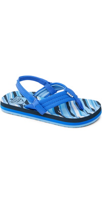 2025 Reef Sandálias Little Ahi CJ6762 - Royal Stripe