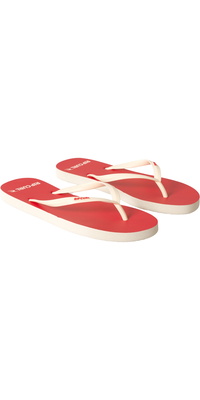 Rip Curl 2025 Womens Bondi Bloom Open Toe Flip Flops 16HWOT - Hibiscus Red
