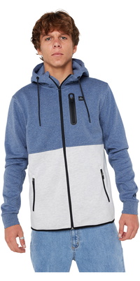 2025 Rip Curl Mens Anti Series Departed Zip Fleece CFEDB9 - Marinha / Grey