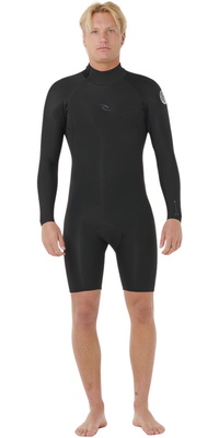 2026 Rip Curl Mens Dawn Patrol 2mm Back Zip Long Sleeve Springsuit Wetsuit 11SMSP - Black