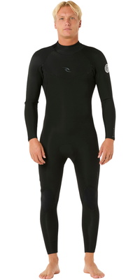 Roupa De Mergulho Rip Curl Dawn Patrol Masculina 2026 Back Zip 4/3mm 16TMFS - Black