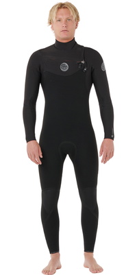 Roupa De Mergulho Rip Curl Flashbomb 5/3mm Com Chest Zip 2026 Masculina 17BMFS - Black