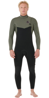 2026 Rip Curl Mens Flashbomb Pro 3/2mm Zip Free Wetsuit 17GMFS - Deep Cactus